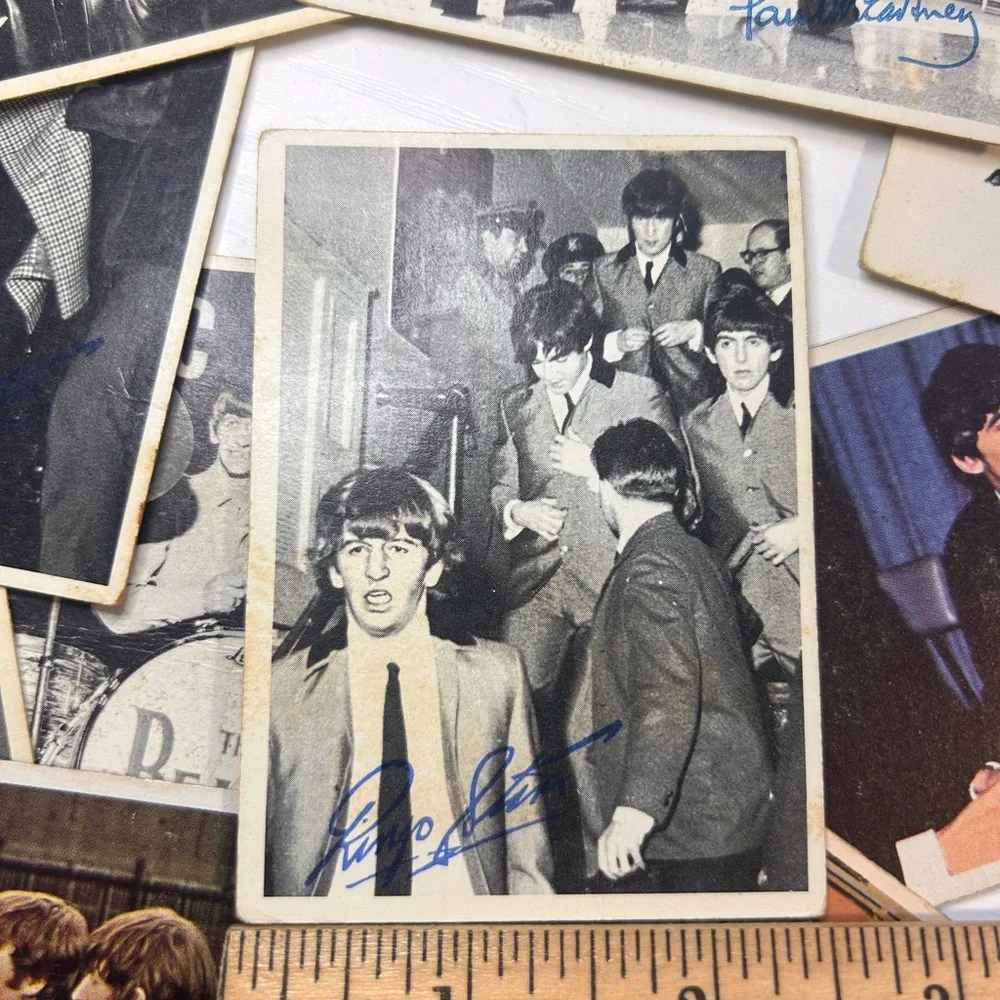 Lot Of 22 TCG 2‎ & 3rd Series BEATLES 1960s Music Band Trading Cards Vintage